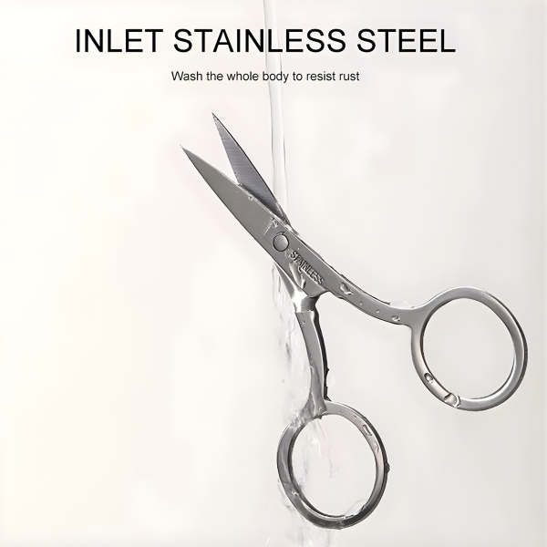 Çok Amaçlı Gümüş Makas | Keskin ve Dayanıklı Kişisel Kullanım Makası