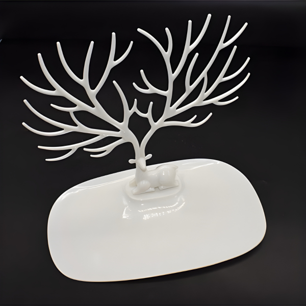 Geyik Tasarımlı Takı Standı | Yüzük Küpe Kolye Askılığı Mücevher Organizer