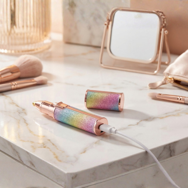 Simli Yüz ve Kaş Epilatörü – 2 Başlıklı Tüy Alma, Kaş, Bıyık, Yüz Epilasyon Makinesi