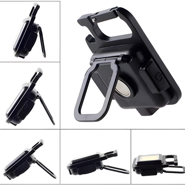 Kamp Acil Durum SOS Mini LED El Feneri Çalışma Işığı Taşınabilir Cep El Feneri Anahtarlık Lambası