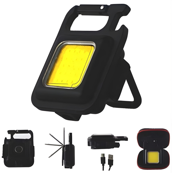 Kamp Acil Durum SOS Mini LED El Feneri Çalışma Işığı Taşınabilir Cep El Feneri Anahtarlık Lambası