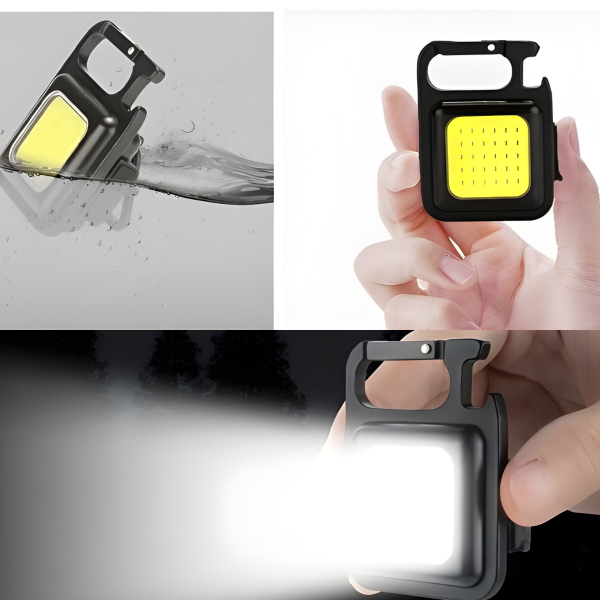 Kamp Acil Durum SOS Mini LED El Feneri Çalışma Işığı Taşınabilir Cep El Feneri Anahtarlık Lambası