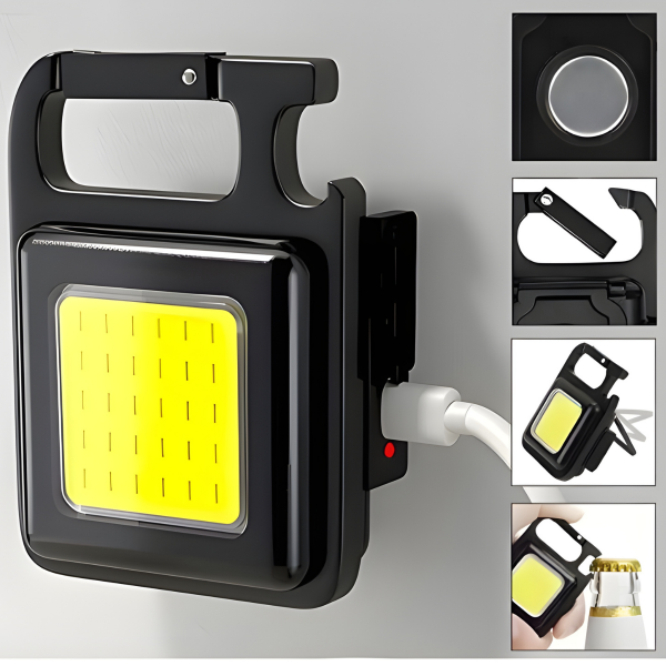 Kamp Acil Durum SOS Mini LED El Feneri Çalışma Işığı Taşınabilir Cep El Feneri Anahtarlık Lambası