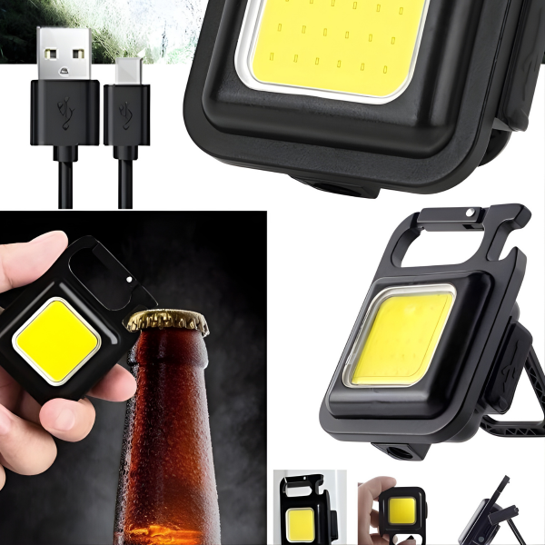 Kamp Acil Durum SOS Mini LED El Feneri Çalışma Işığı Taşınabilir Cep El Feneri Anahtarlık Lambası