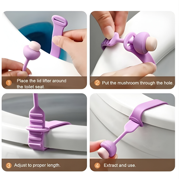 Mantar Tasarımlı Klozet Kaldırma Aparatı Klozet Tutucu Hijyenik