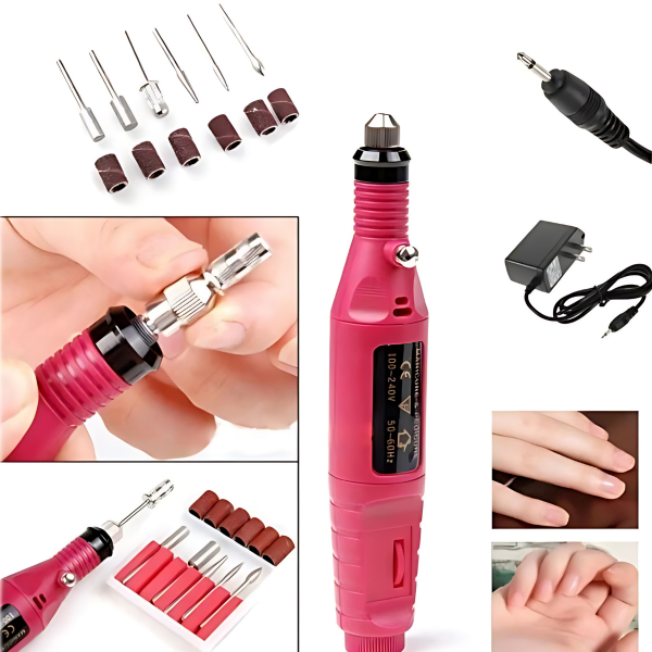 Profesyonel Tırnak Törpü Makinesi – Manikür Pedikür, Protez Tırnak ve Nasır Temizleme