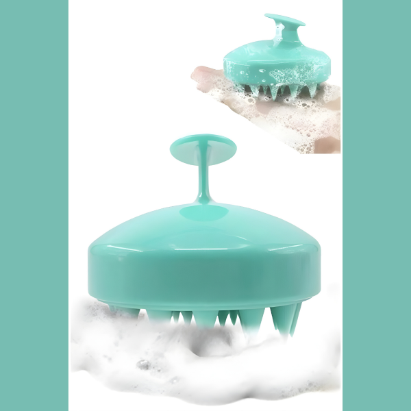 Silikon Saç Derisine Masaj Yapan Şampuan Tarağı, Saç Bakım Fırçası