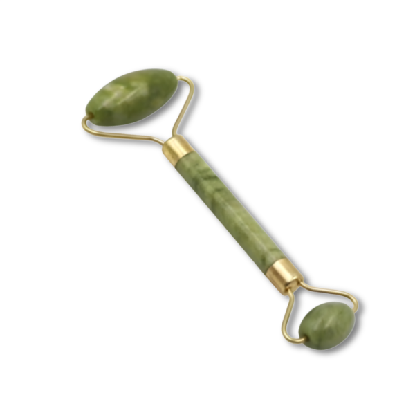 Yüz Bakım Taş Doğal Taş Yeşim Face Roller ve Yeşim Kalp Gua Sha Yüz Masaj Aleti