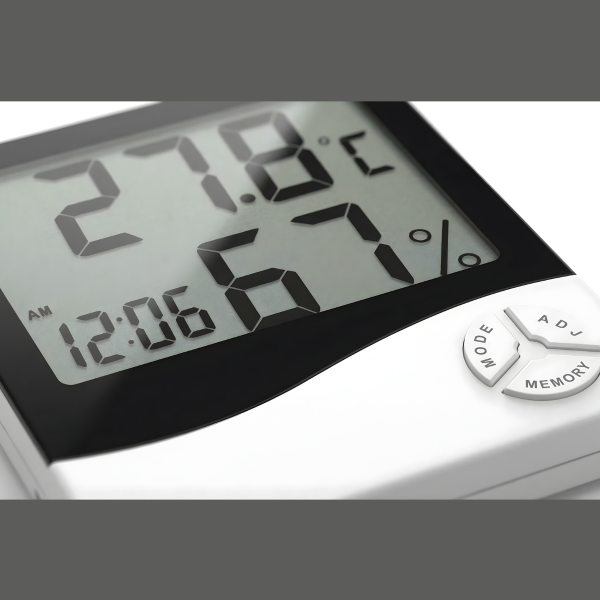 Dijital oda Termometresi Sıcaklık Ve Nem Ölçer Masa Saati Alarm