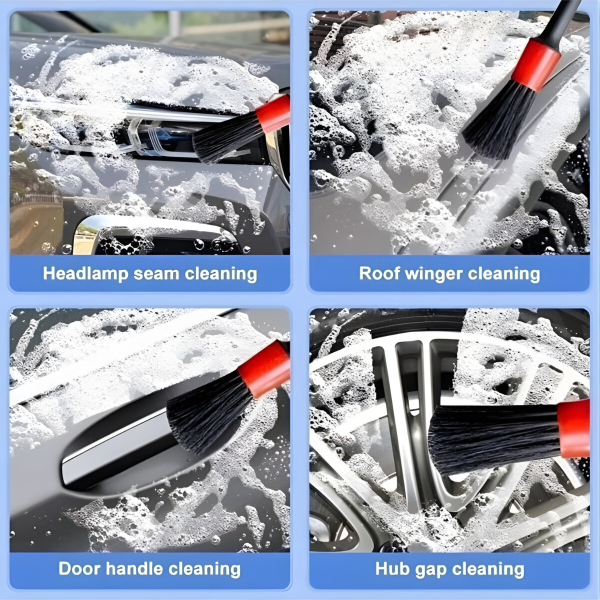 5 Oto Uyumlu Araç Detaylı Temizlik Fırçası Araba Klima Klavye Temizleme Toz Alma Fırçası