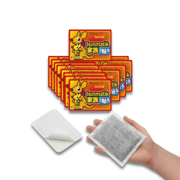 10 Adet Isınmatik Cep Sobası Vücut El Ayak Bel Isıtıcı Isımat