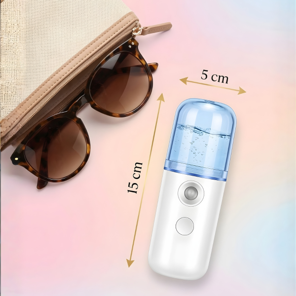 Soğuk Mini Sprey Yüz Nemlendirici Buhar Yüz Saunası Doğal Cilt Nemlendirme