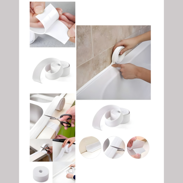 Su Sızdırmaz Geçirmez Bant Lavabo Küvet Kenar Bandı Küvet Duş Bandı