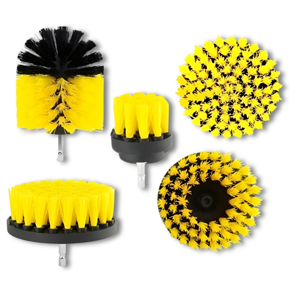 3lü Matkap Ucu Banyo Küvet Duşkabin Araba Tekerliği Koltuk Yıkama