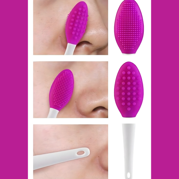 Burun Siyah Nokta Cilt Ve Yüz Temizleyici Peeling Fırça Çilek Fırça