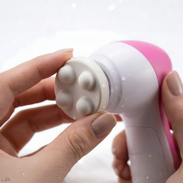 Pilli Yüz Temizleme Fırçası - 5 In 1