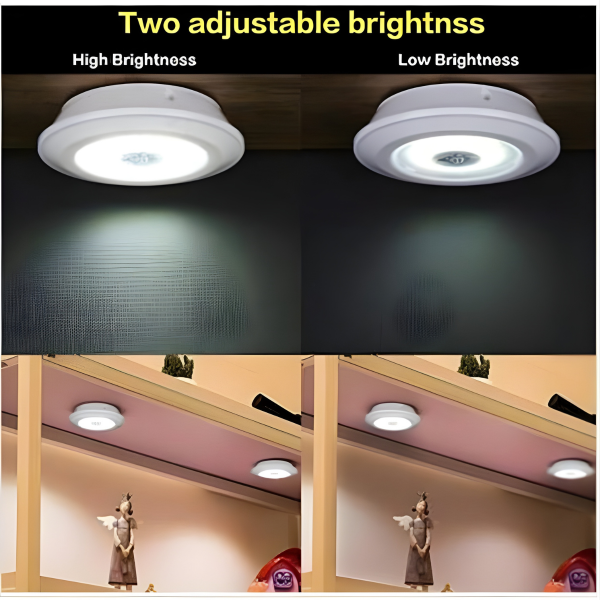 Uzaktan Kumandalı Yapışkanlı Kablosuz Pilli Led 3'lü Spot Lamba Mbukykplsl