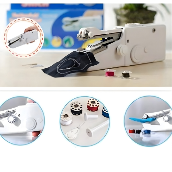 Handy Stitch Beyaz Mini El Dikiş Makinası