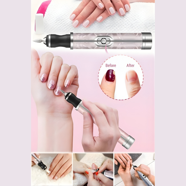Kablosuz Şarjlı 4 Hızlı 12 Parça Tırnak Törpü Manikür Pedikür Seti
